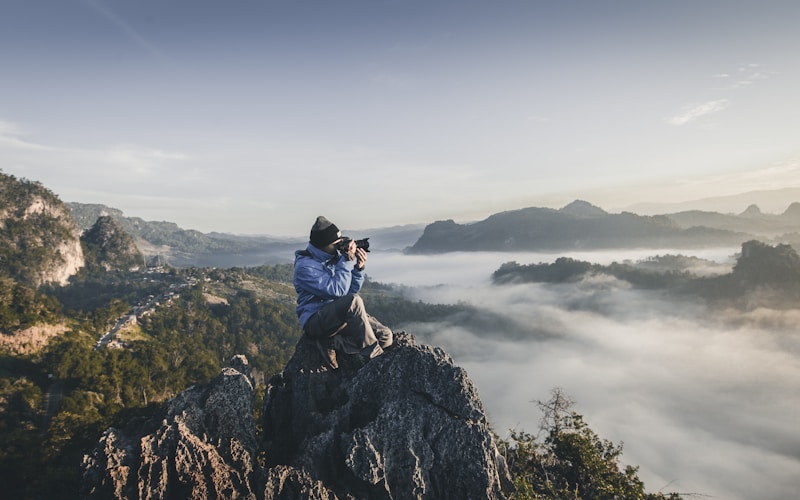 Paisagem fotografada com técnica da regra dos terços